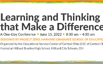 learning and thinking that make a difference, one-day conference. June 15, 2022. 8:30am tp 4:30pm. 
